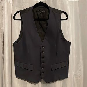rag & bone waistcoat in navy blue